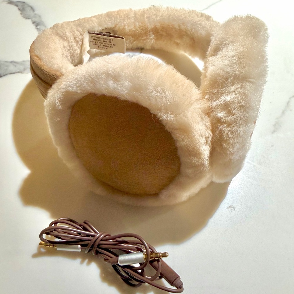 UGG Tan Sheepskin Earmuffs